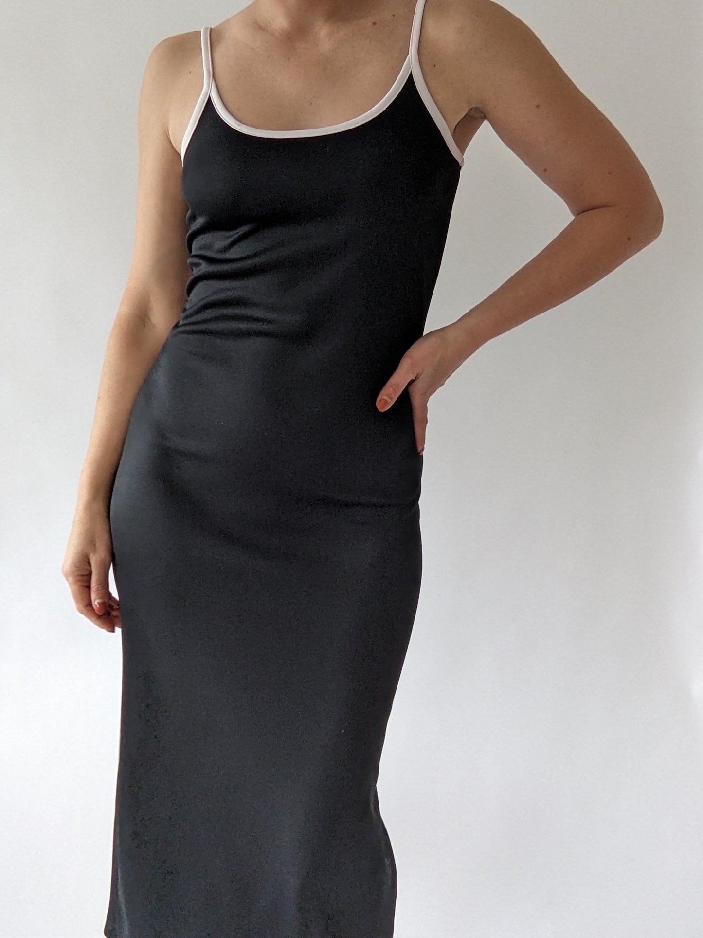 90s Two-Toned Tank Dress