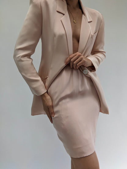 Sweet Donna Karan Petal Skirt Suit