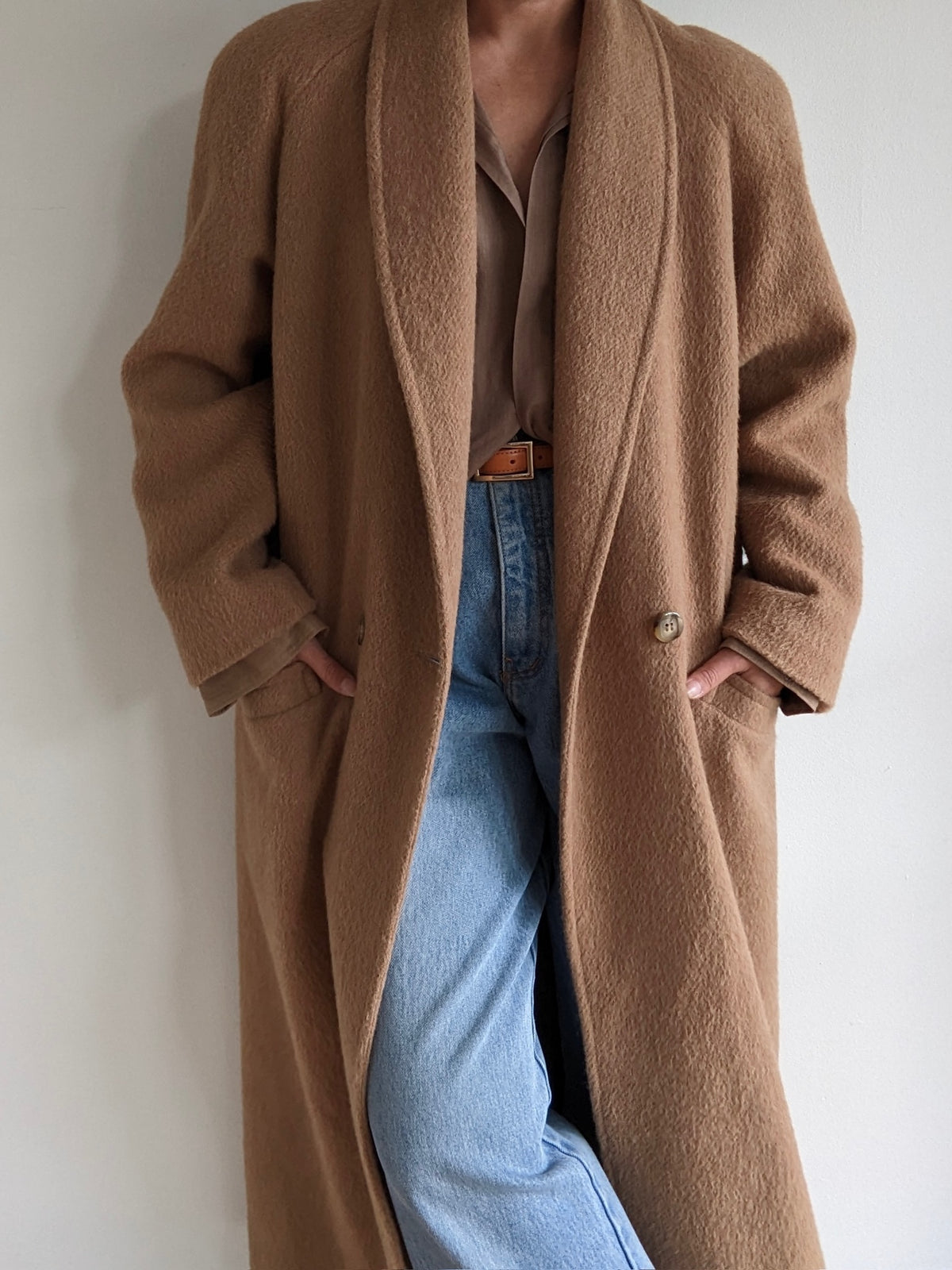 Incredible Vintage Toffee Wool Coat