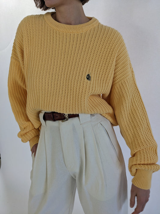 90s Nautica Ribbed Sweater