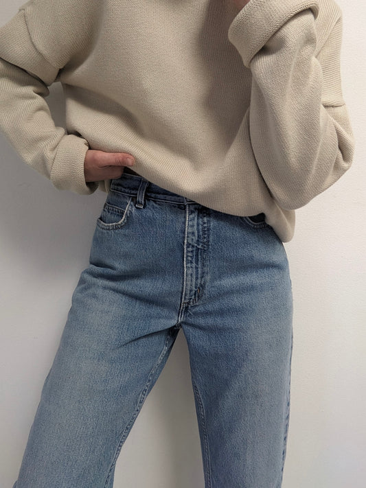 Vintage Faded Blue Denim