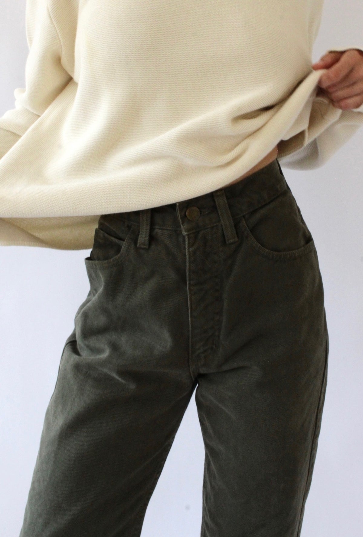 Vintage Guess Olive Green Denim