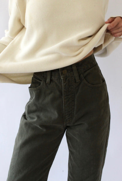 Vintage Guess Olive Green Denim