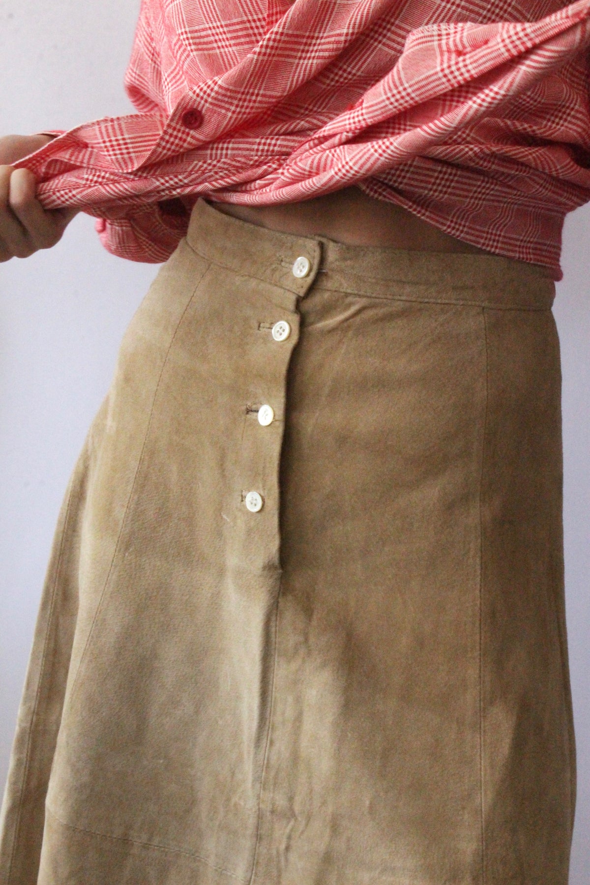 Vintage Calvin Klein Sport Suede Skirt