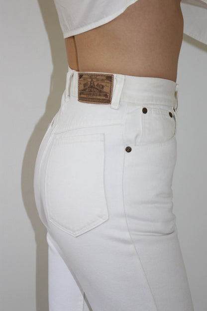 Favorite Vintage High Rise White Denim