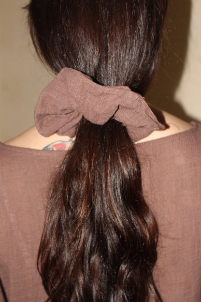 Cotton Gauze Scrunchie