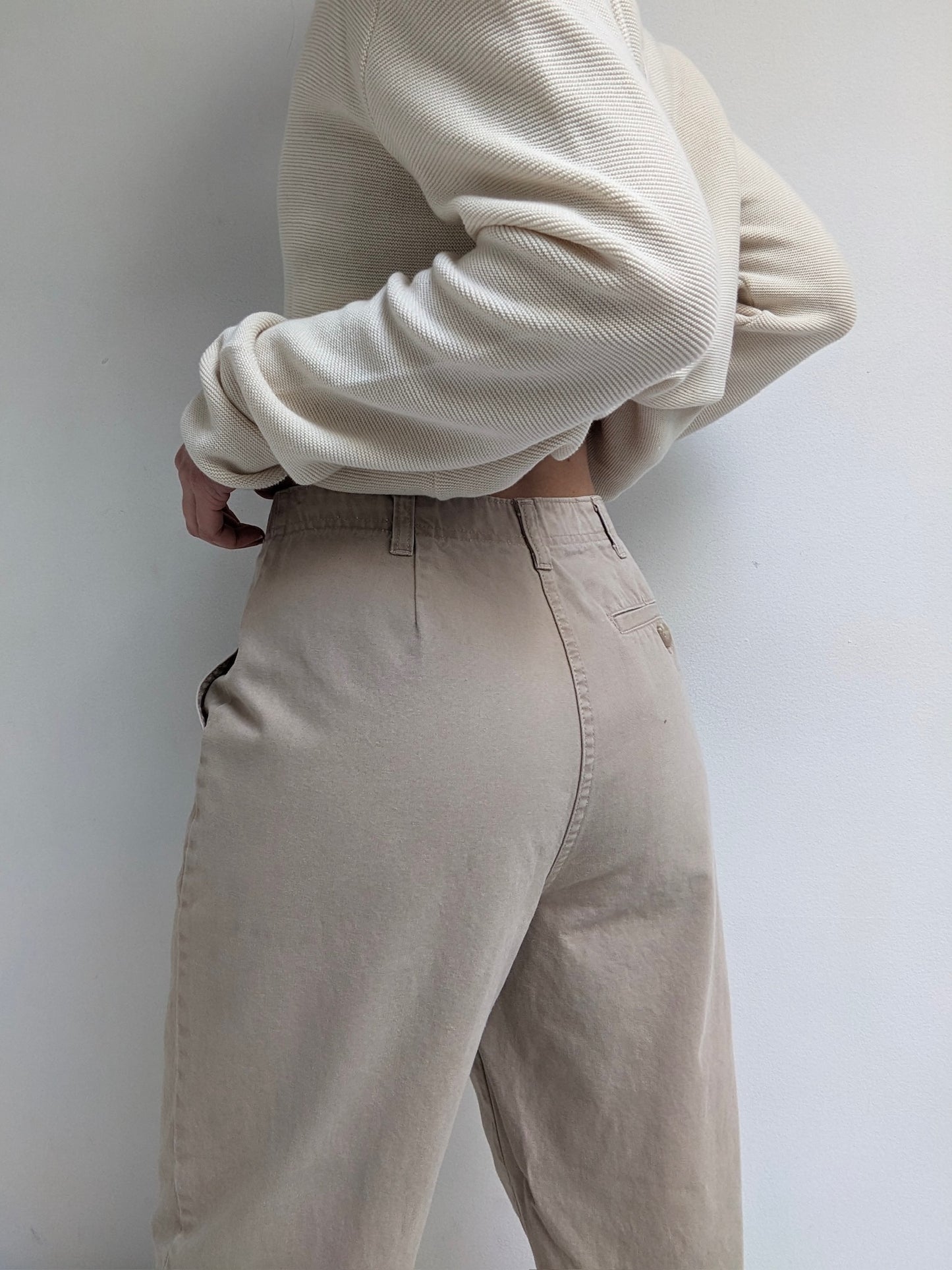 90s Khaki Cotton Pants