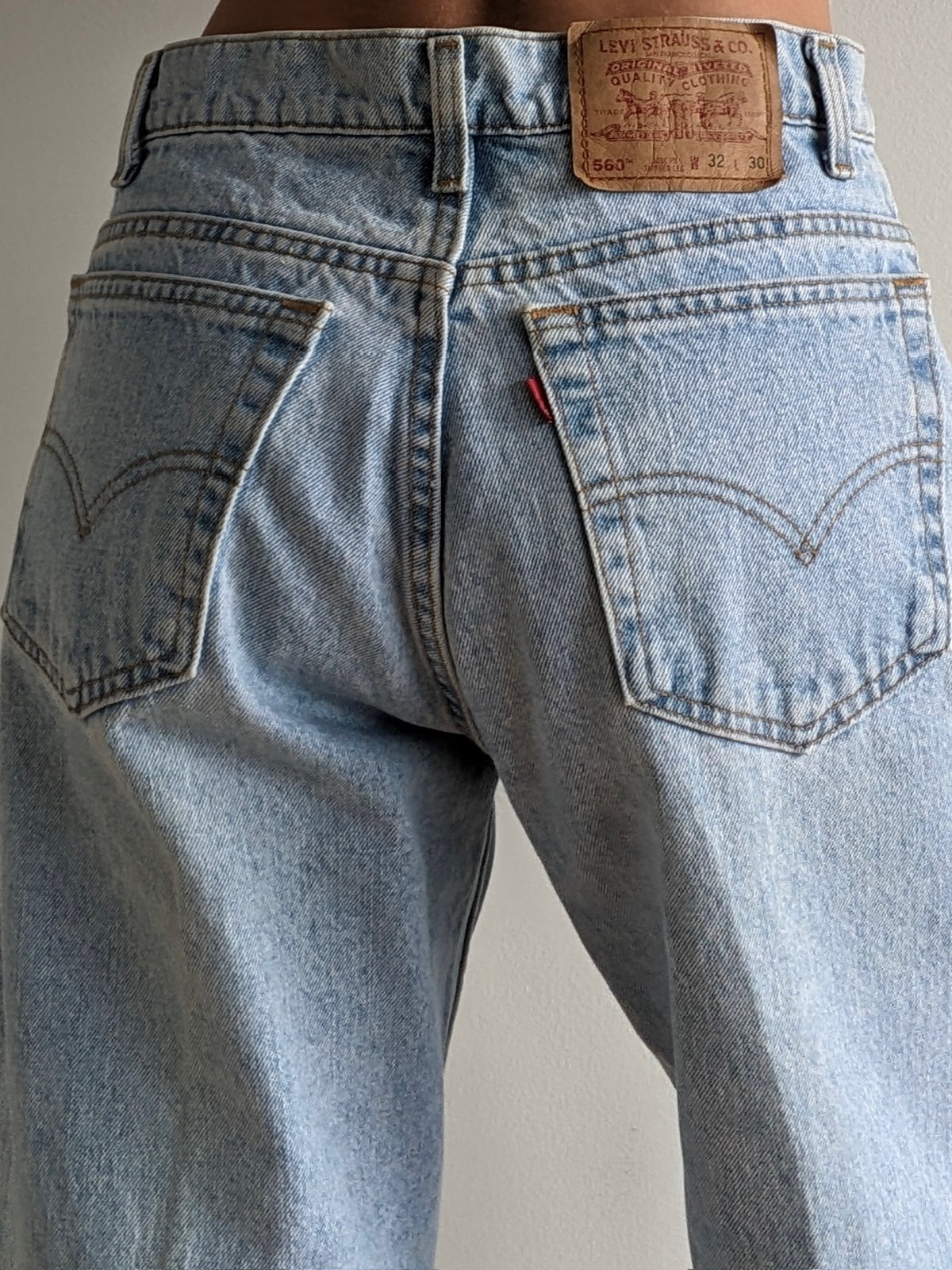 Vintage Levi's 560 USA-Made Jeans