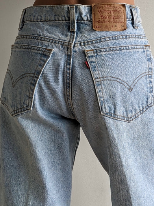 Vintage Levi's 560 USA-Made Jeans