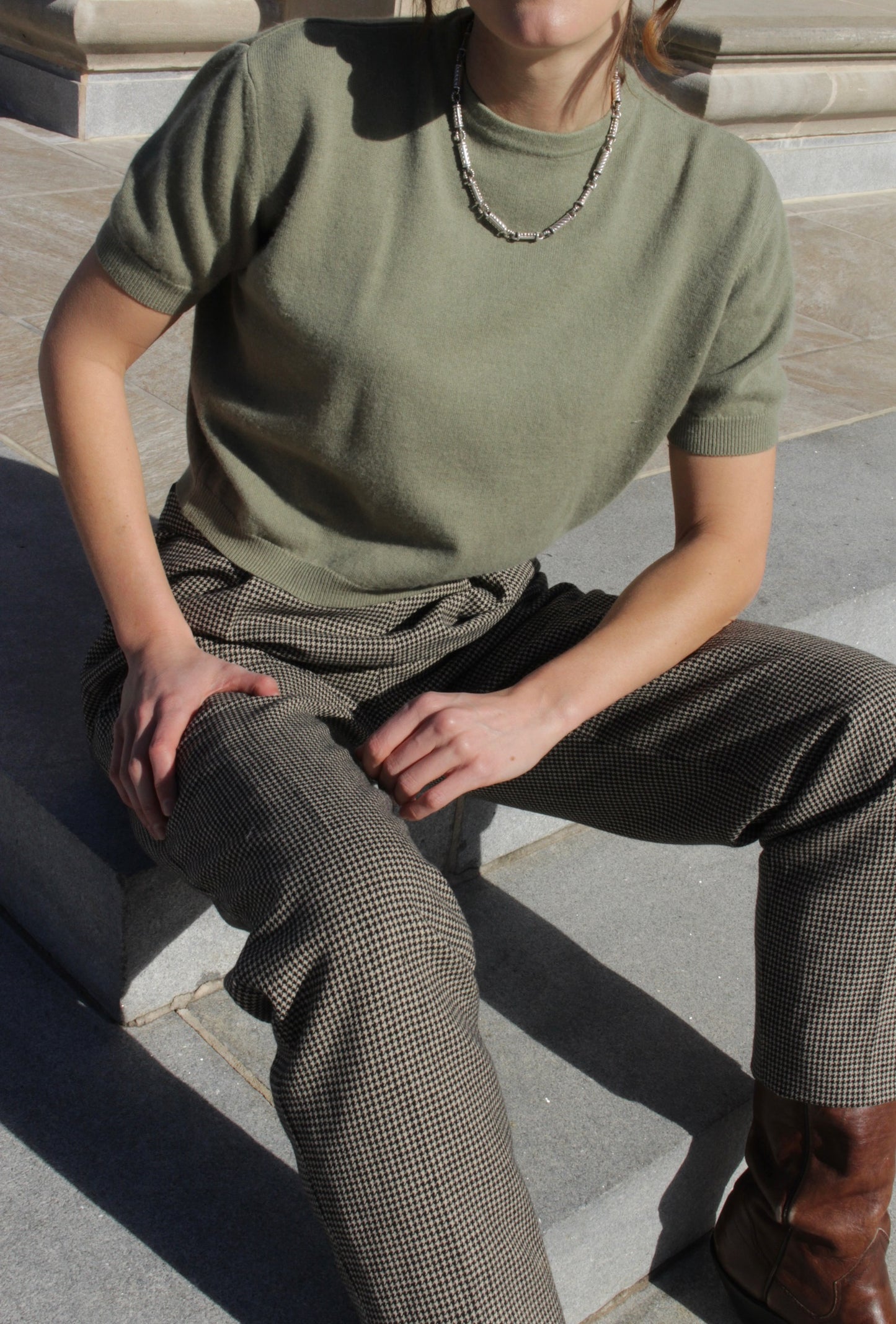 Vintage Valentino Angora & Wool Knit Tee