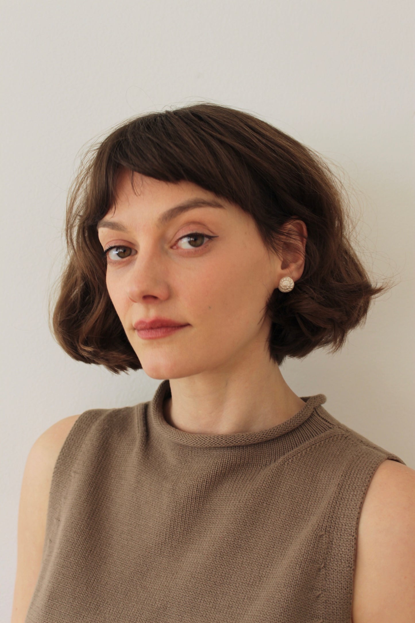 Sweetest Vintage Shell Stud Earrings