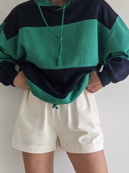 Vintage Lime Striped Sweatshirt