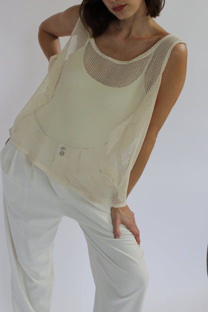 Marni Netted Cotton Tank