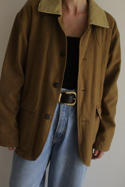 Vintage Orvis Olive Canvas Chore Coat