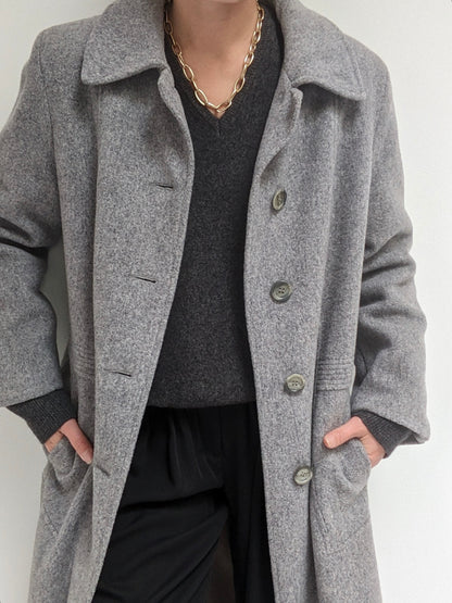 Lovely Vintage Ash Wool Coat