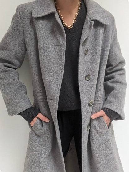 Lovely Vintage Ash Wool Coat