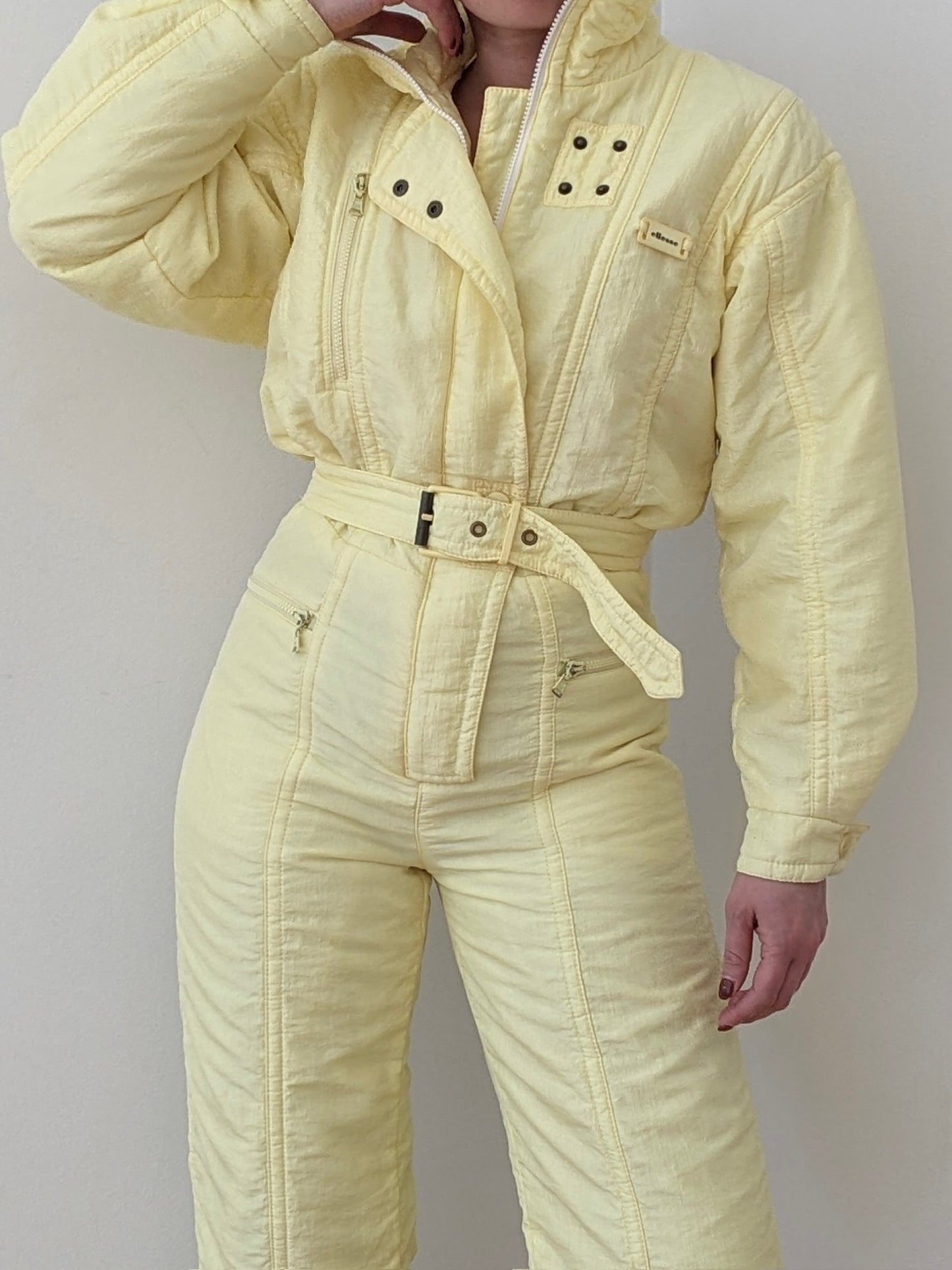 Amazing Vintage Ellesse Lemon Ski Suit