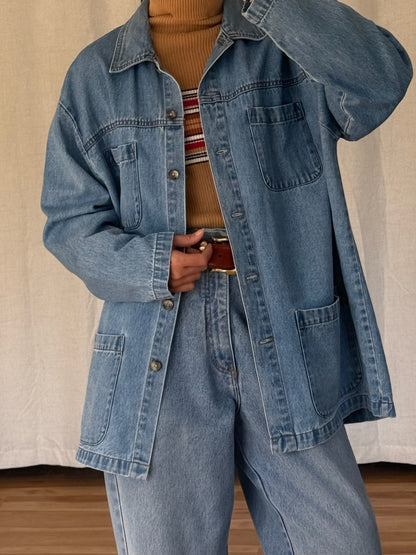 Vintage Denim Chore Jacket