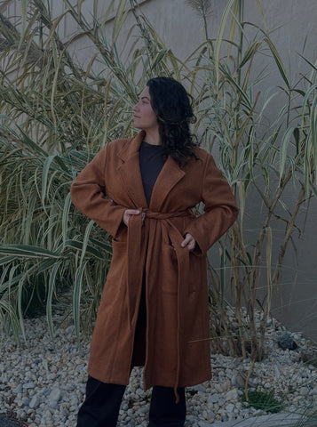 Na Nin Christine Coat / Available in Latte and Sienna