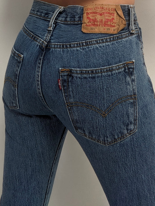 Vintage Levi's 501 Button-Fly Denim
