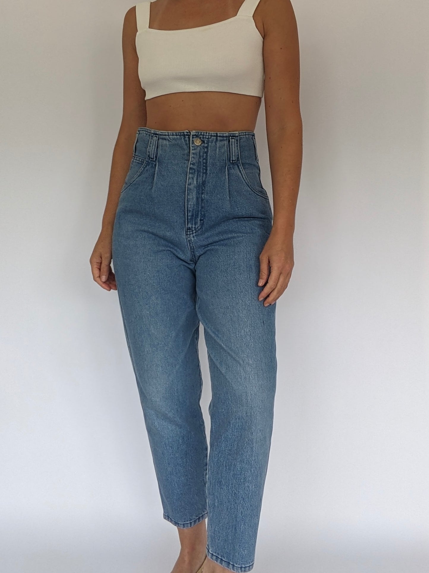 Vintage Calvin Klein Sport Pleated Jeans