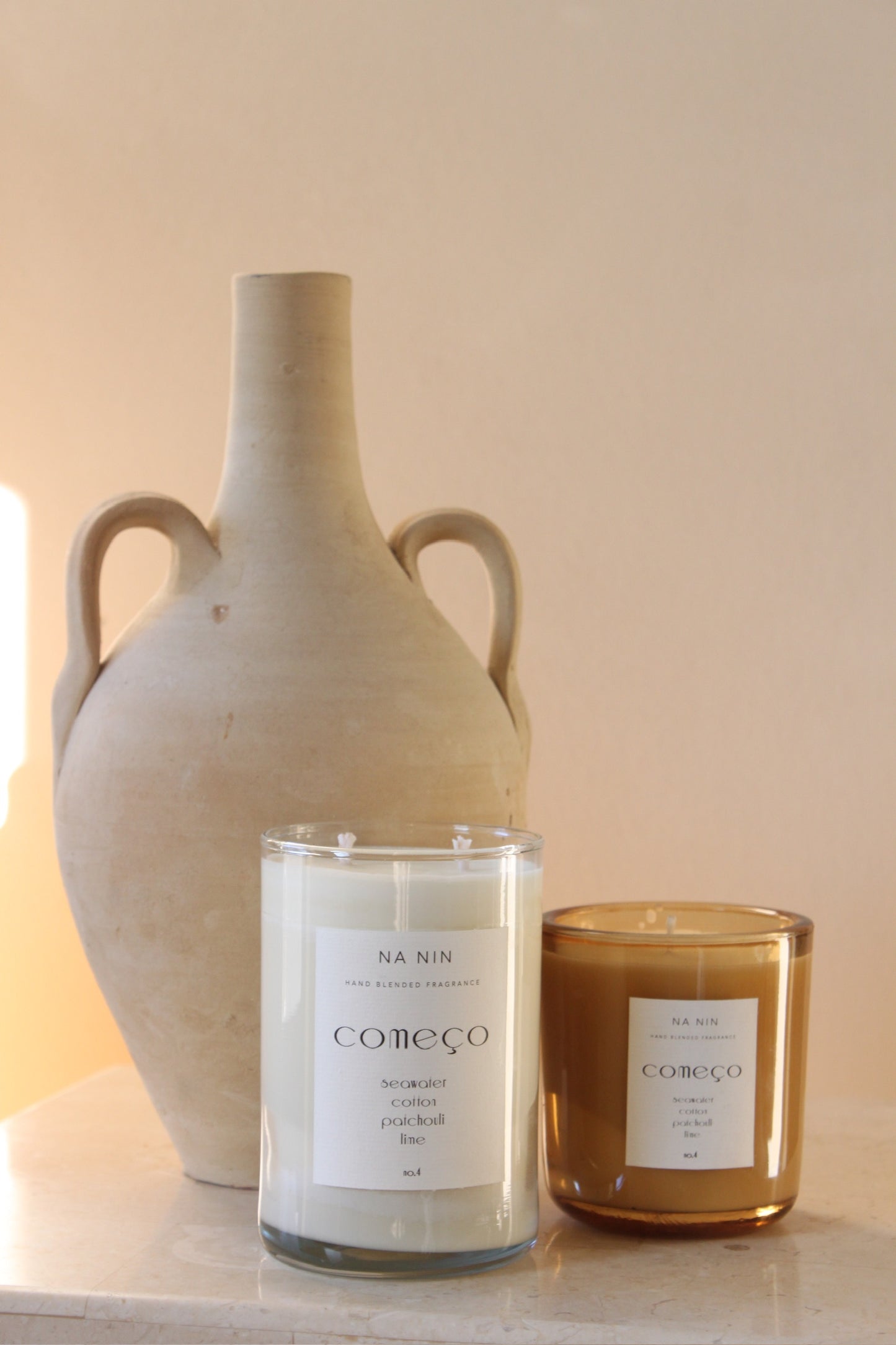 Começo No. 4 Candle / Seawater, Cotton, Patchouli, Lime