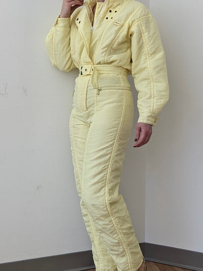 Amazing Vintage Ellesse Lemon Ski Suit
