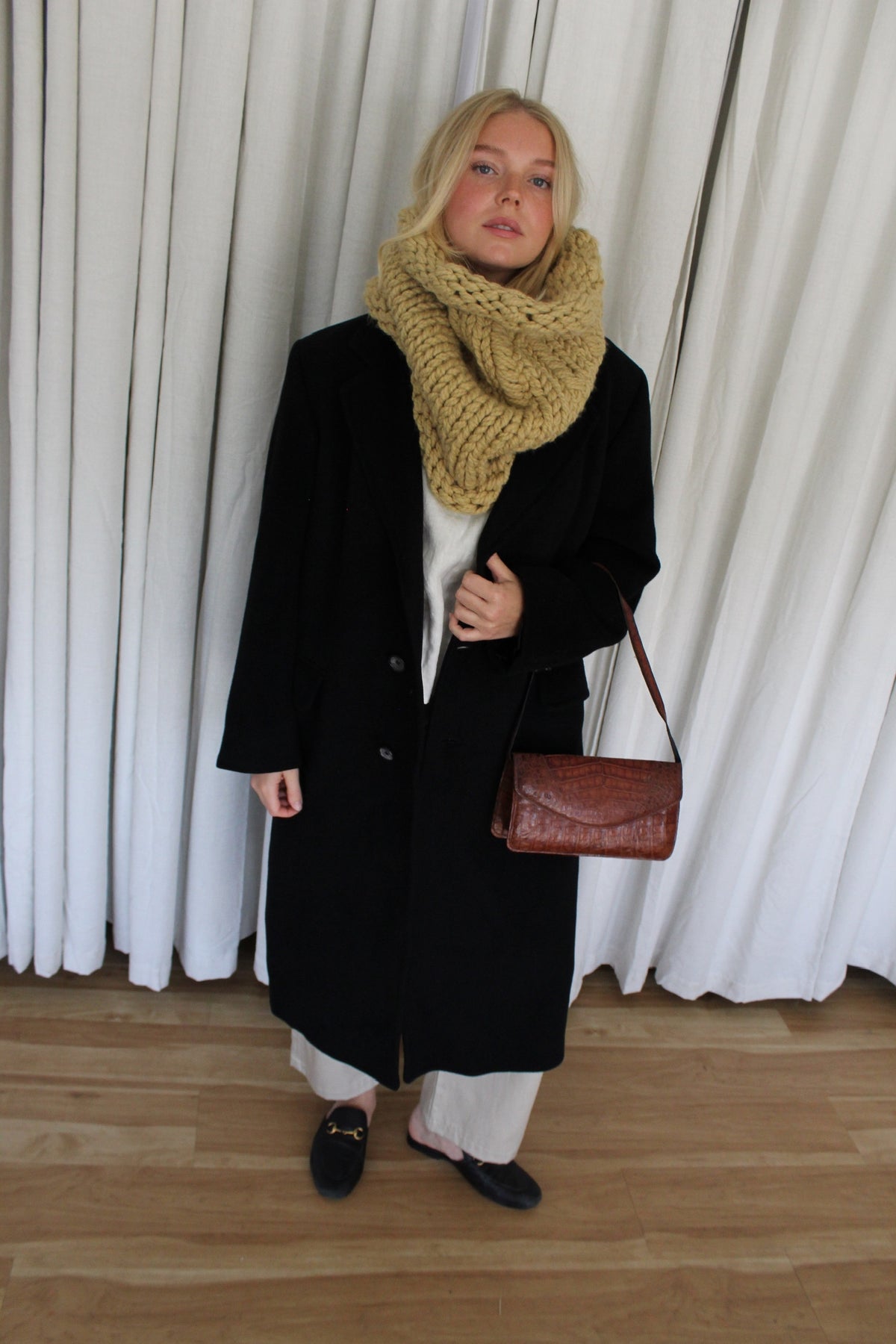 Vintage Caviar Cashmere & Wool Coat