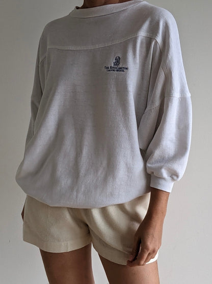 Vintage Embroidered Ritz Carlton Pullover