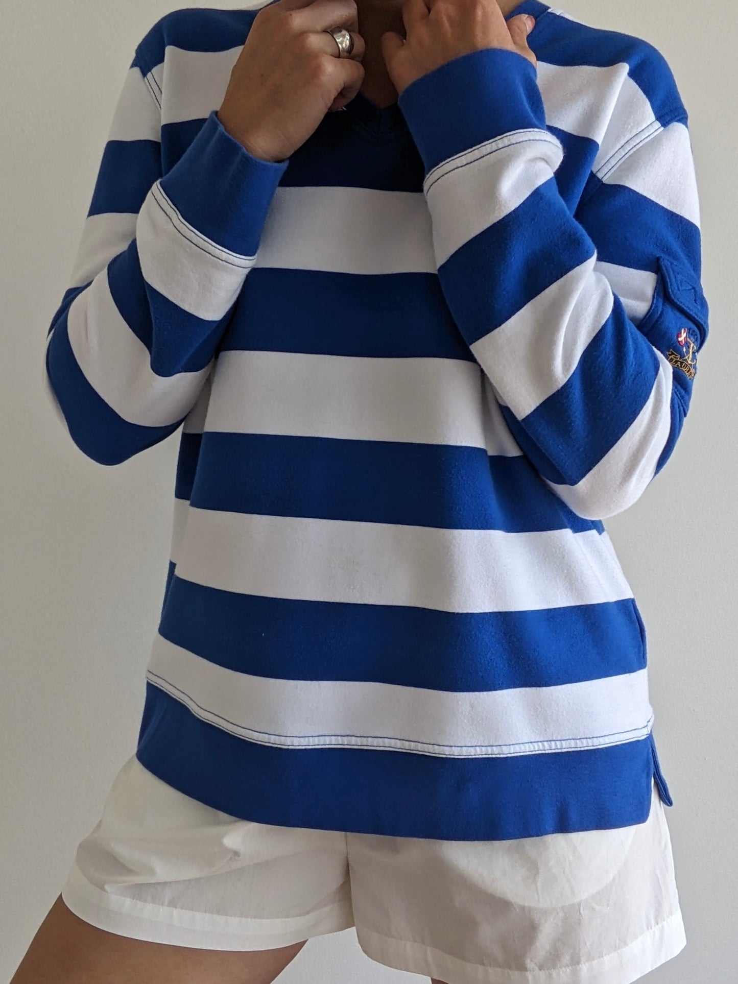 90s Ralph Lauren Ocean Striped Pullover