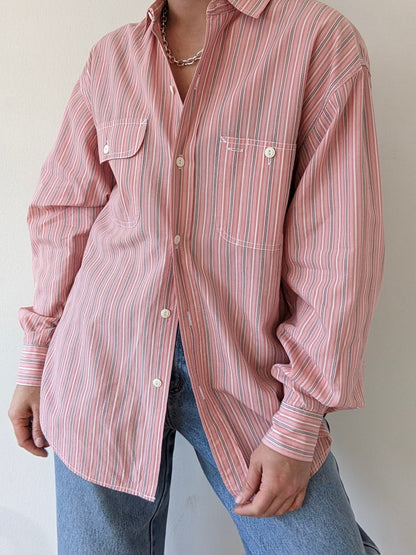 Vintage Ralph Lauren Striped Cotton Shirt