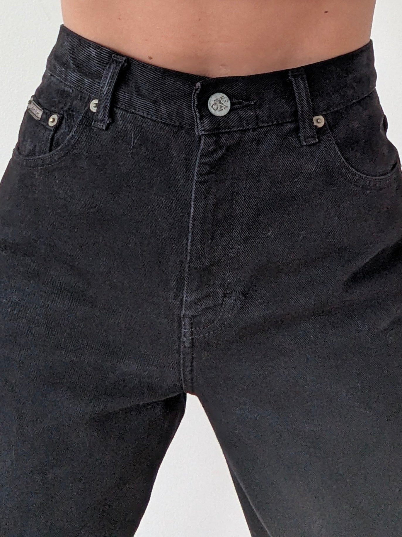 Vintage Calvin Klein Jet Black Denim