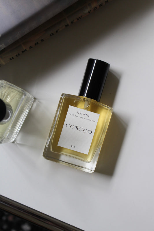 Começo No. 11 Eau De Parfum / Smoked Bourbon, Palo Santo, Coriander Rose