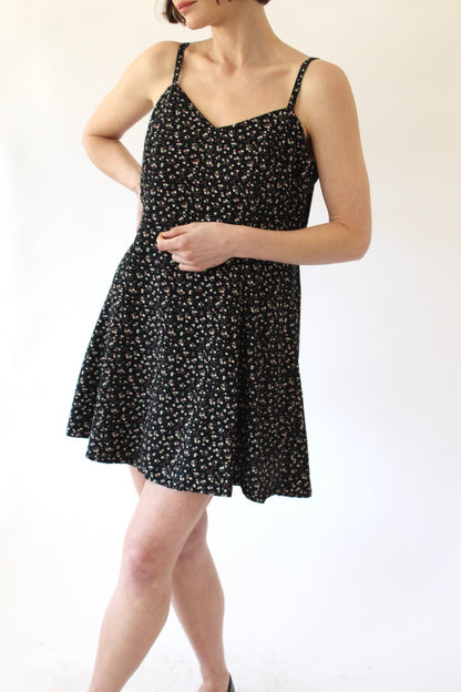 90s Floral Mini Dress