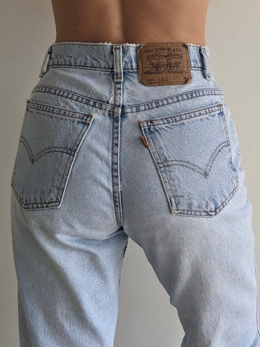 Vintage Levi's 950 Orange Tab Denim