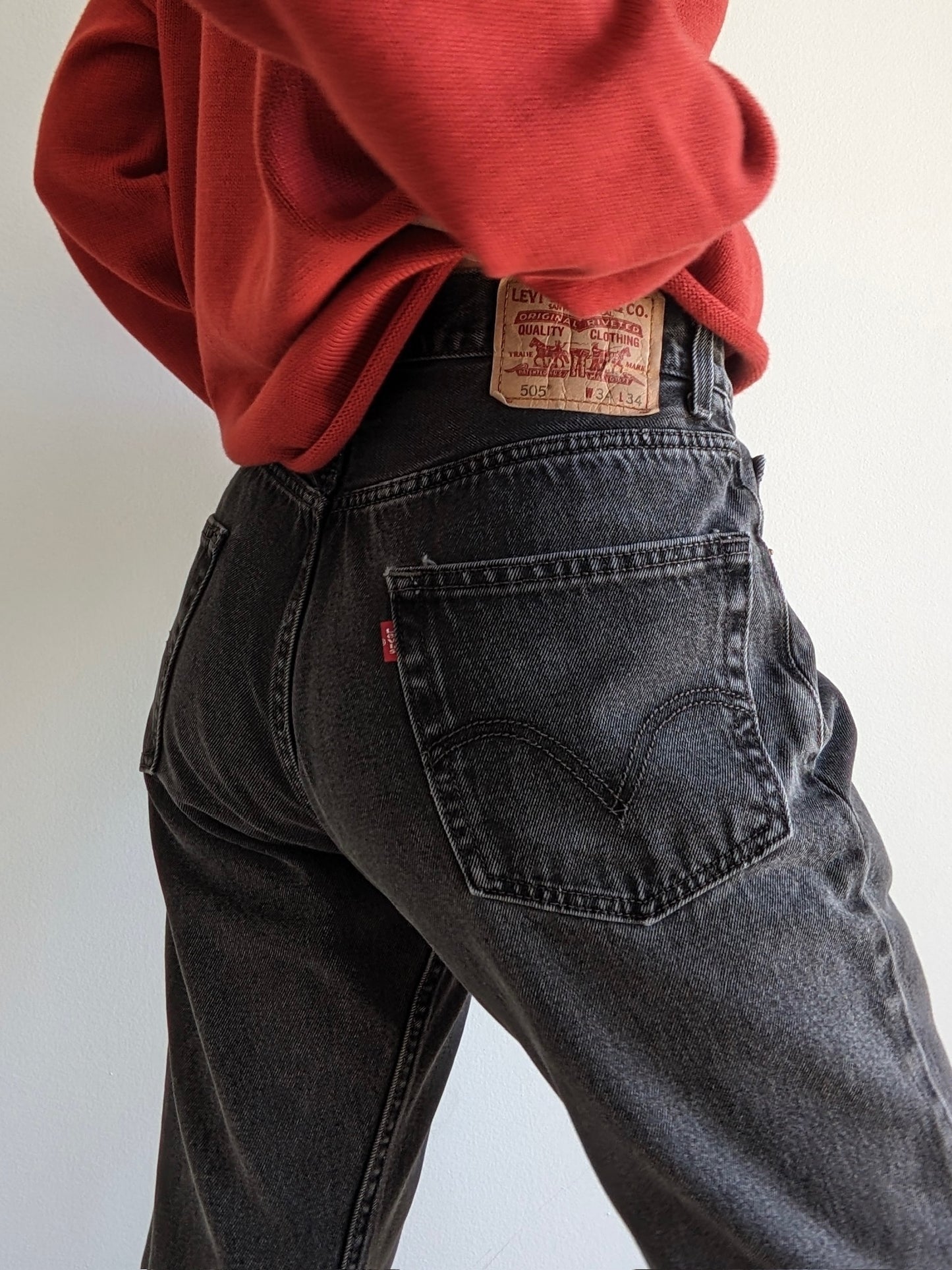 Vintage Levi's 505 Black Jeans