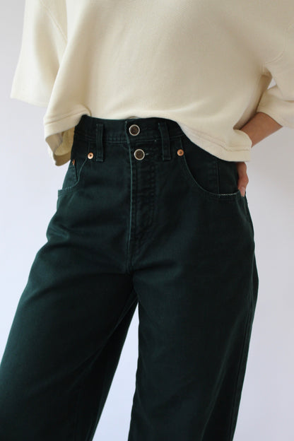 Amazing Vintage Poblano Wide-Leg Denim