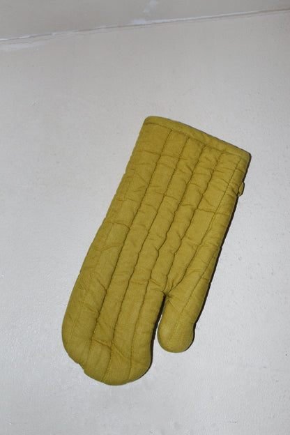 Simple Linen Oven Mitt