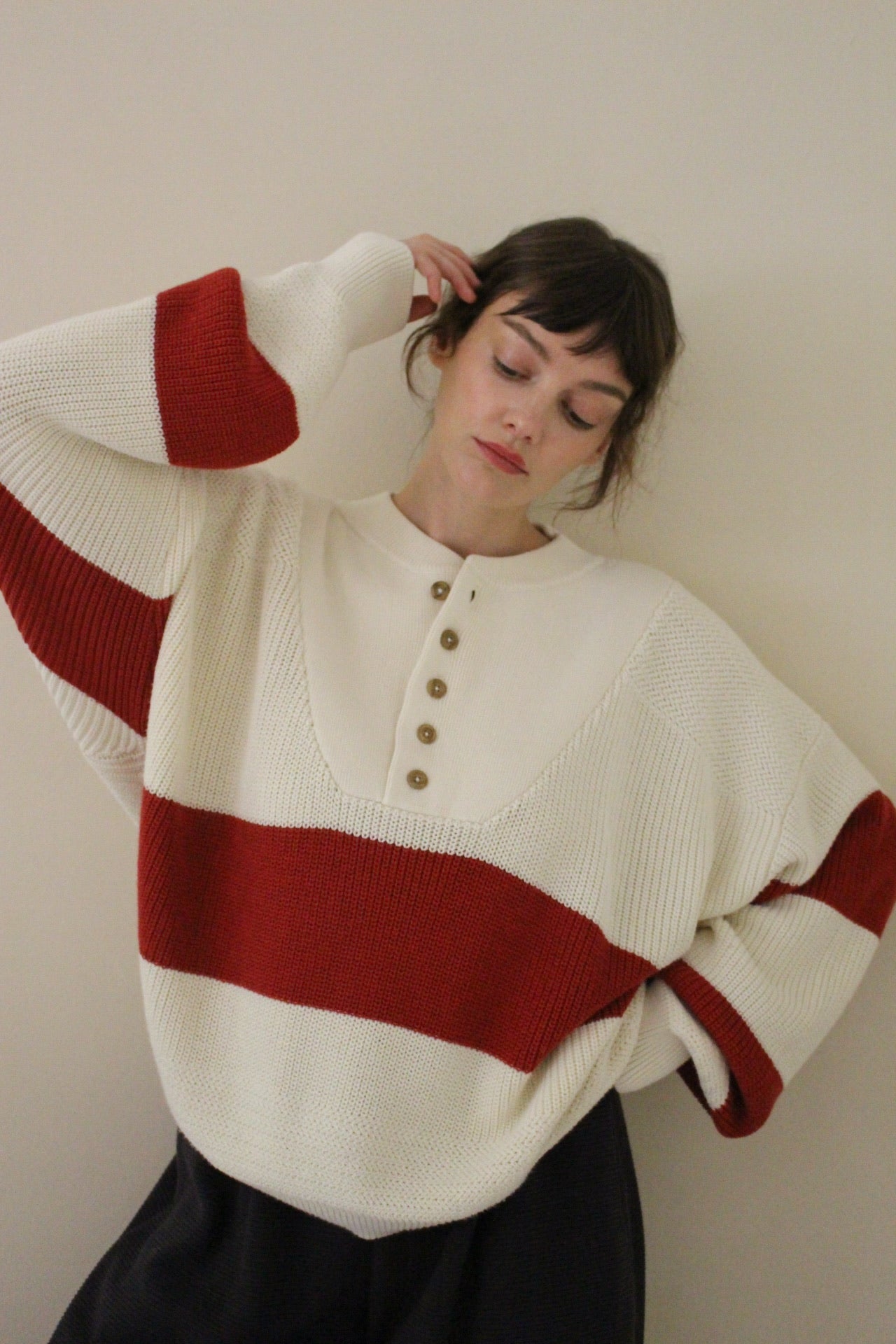 Bud Pima Cotton Striped Henley