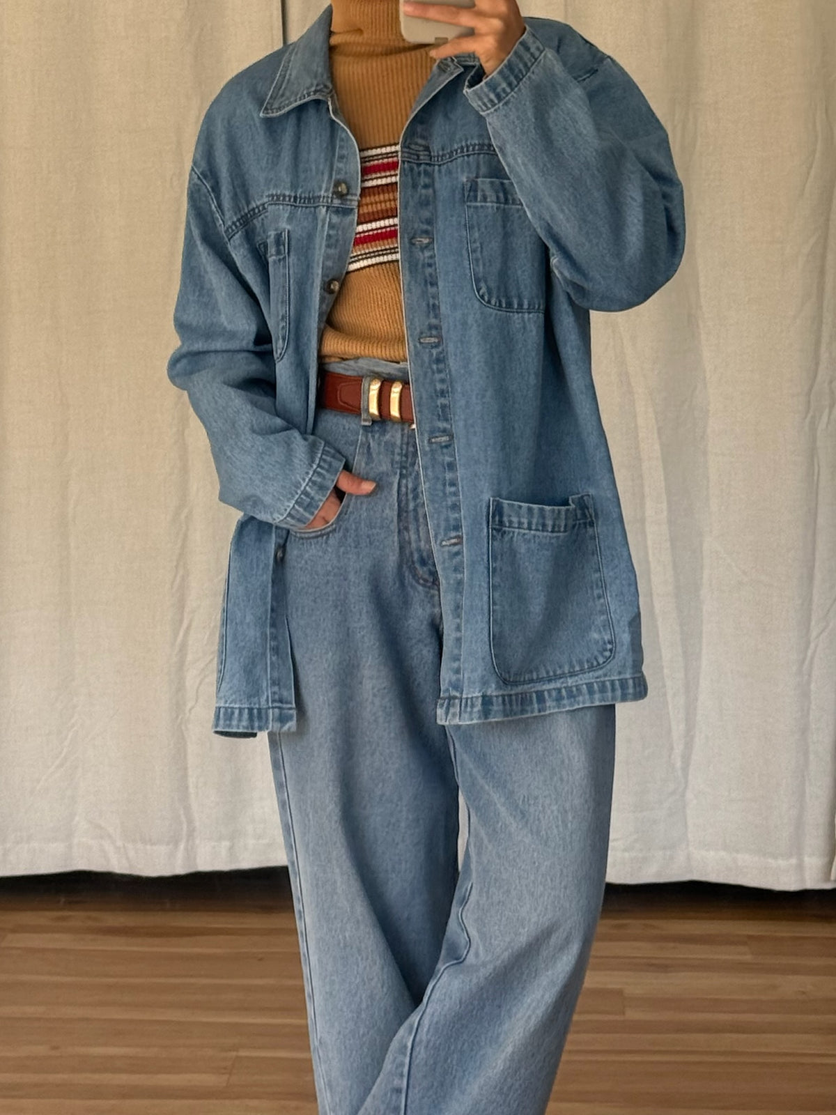Vintage Denim Chore Jacket