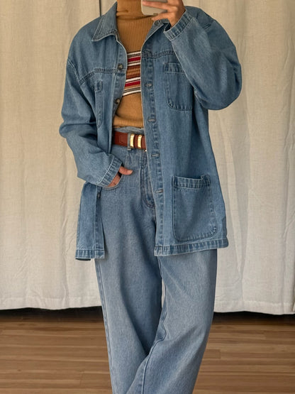 Vintage Denim Chore Jacket