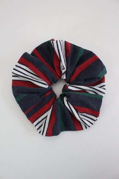 Reworked Striped Scrunchie