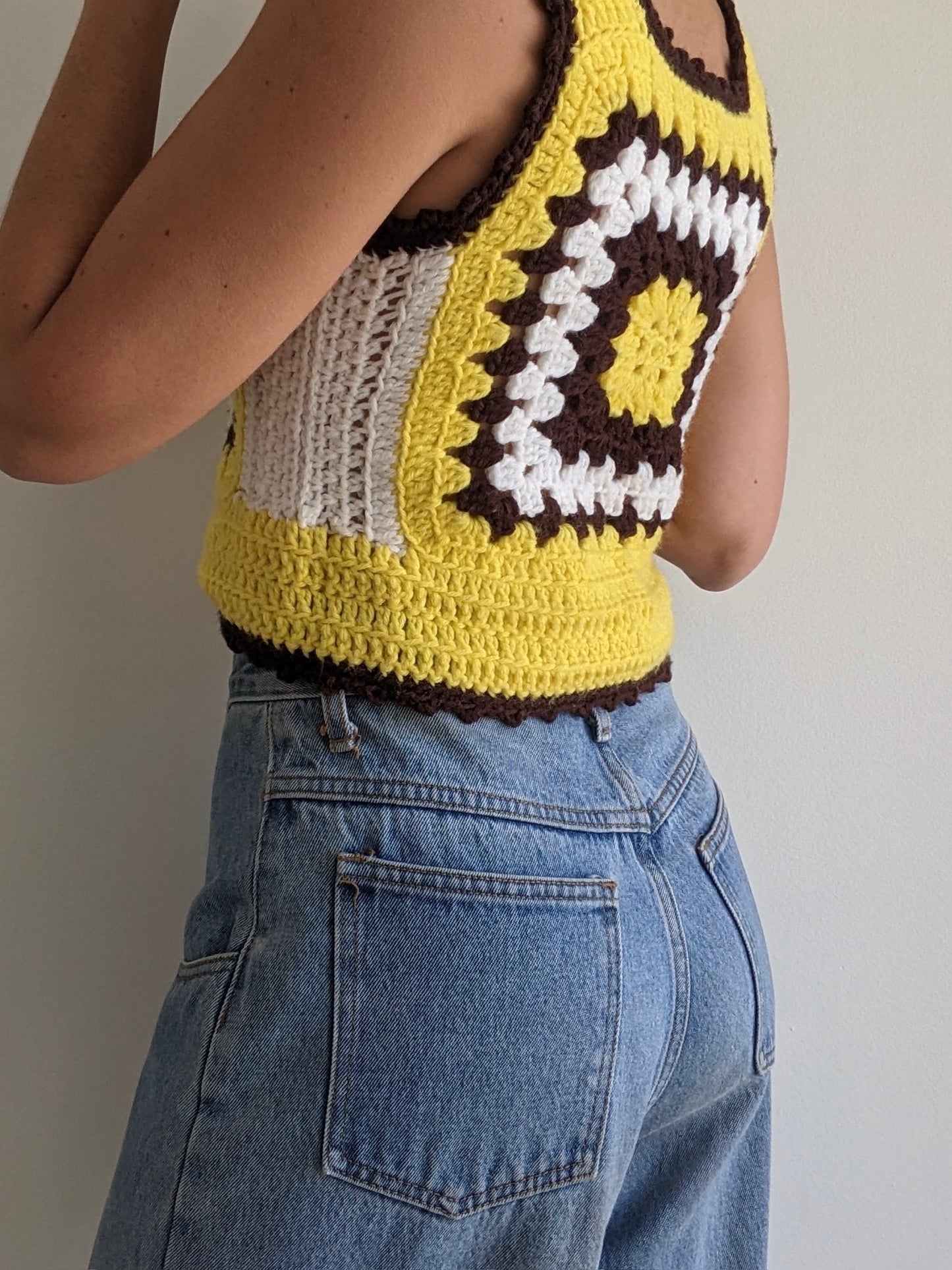 Vintage Hand-Crocheted Tank