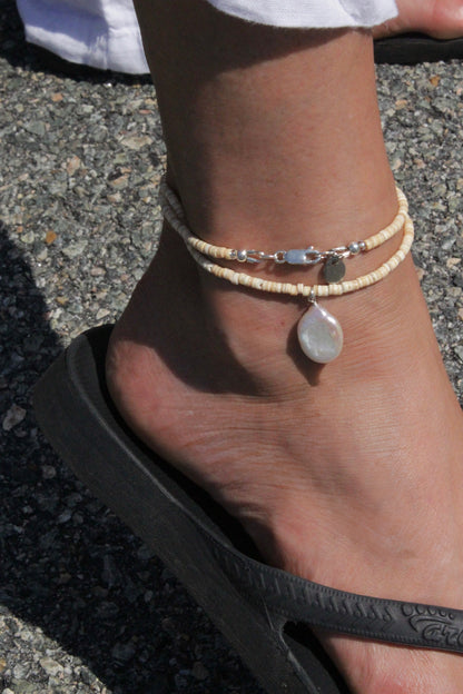 Mini Shell Wrap Anklet