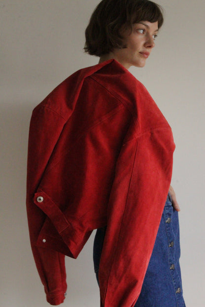 Vintage Cardinal Suede Jacket