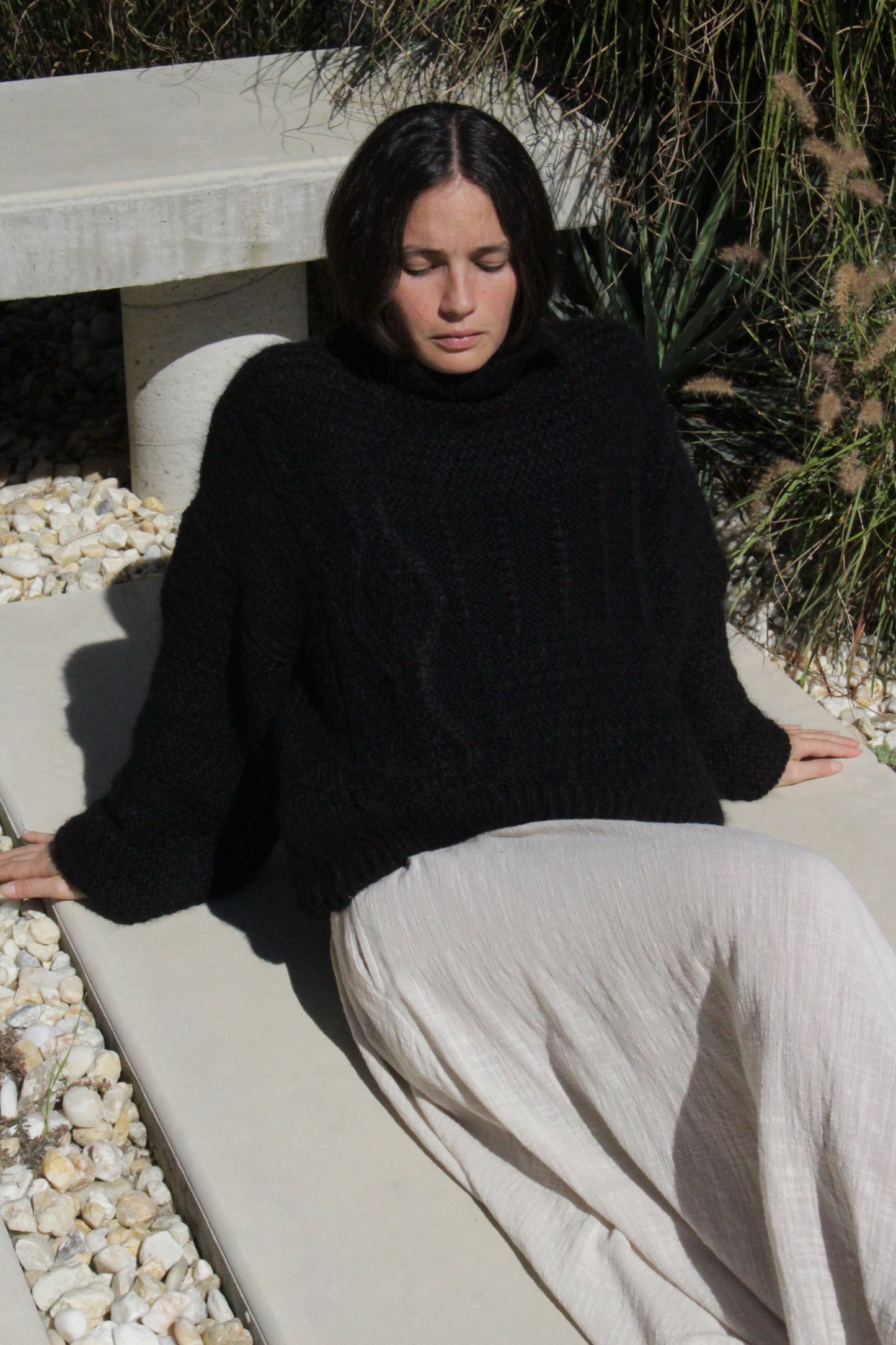 Ollie Knitted Suri Alpaca Sweater