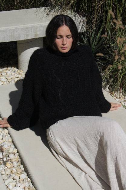 Ollie Knitted Suri Alpaca Sweater