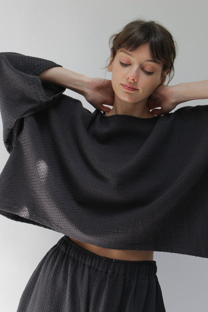 Robyn Basketweave Cotton Top