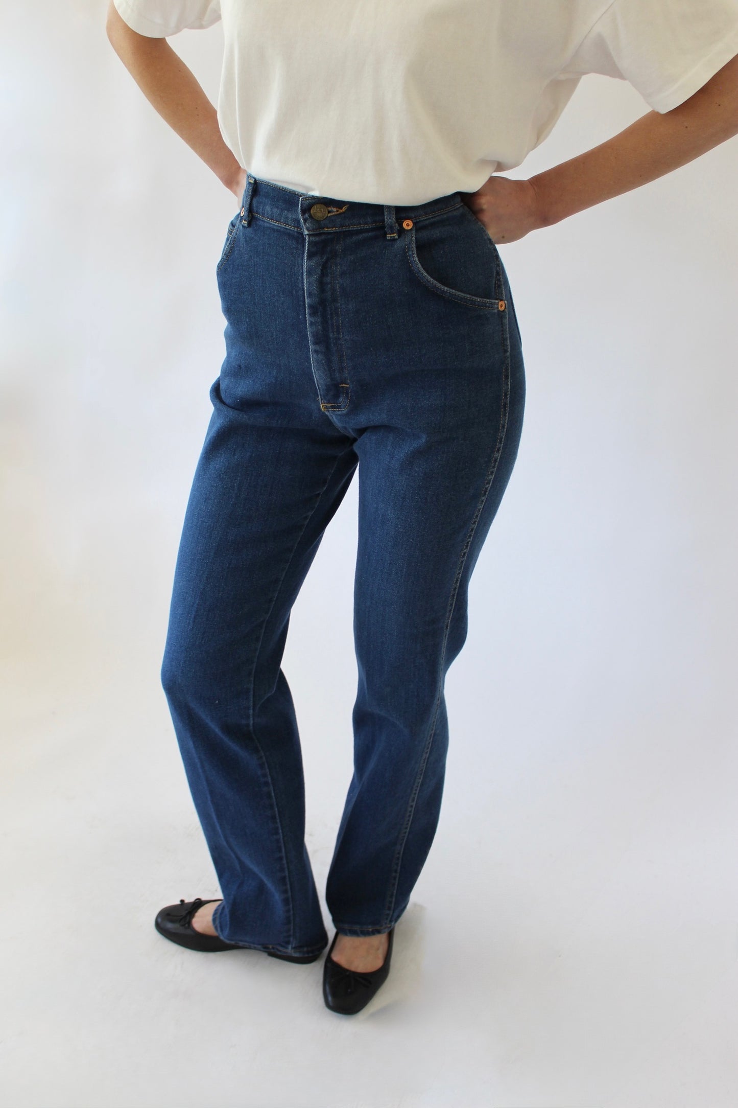 Vintage High-Rise Lee Denim