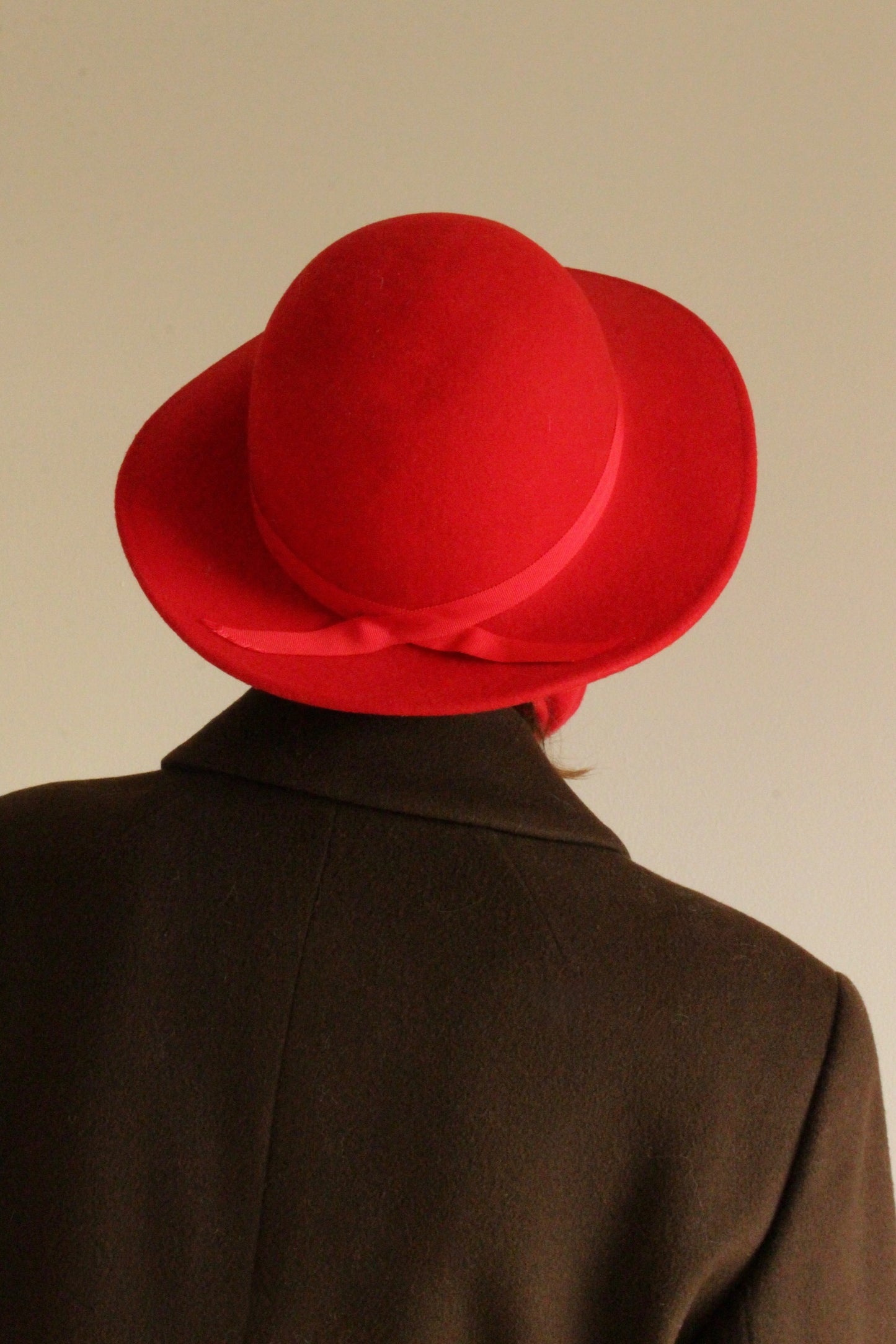 Favorite Vintage Winterberry Felted Wool Tie Hat